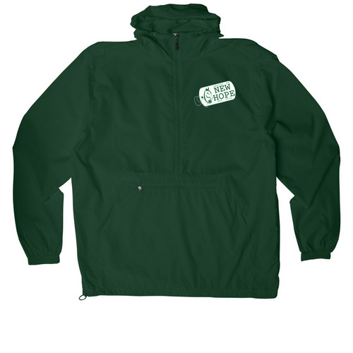 Veterans Program Logo Anorak, a Forest Green Packable Anorak