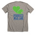 Zip-up hoodies to coffee cups, check it out!, a Heather Stone Premium Unisex Tee (back-view)