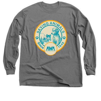 Saving Animals Since 1948, a Charcoal Classic Long Sleeve Tee