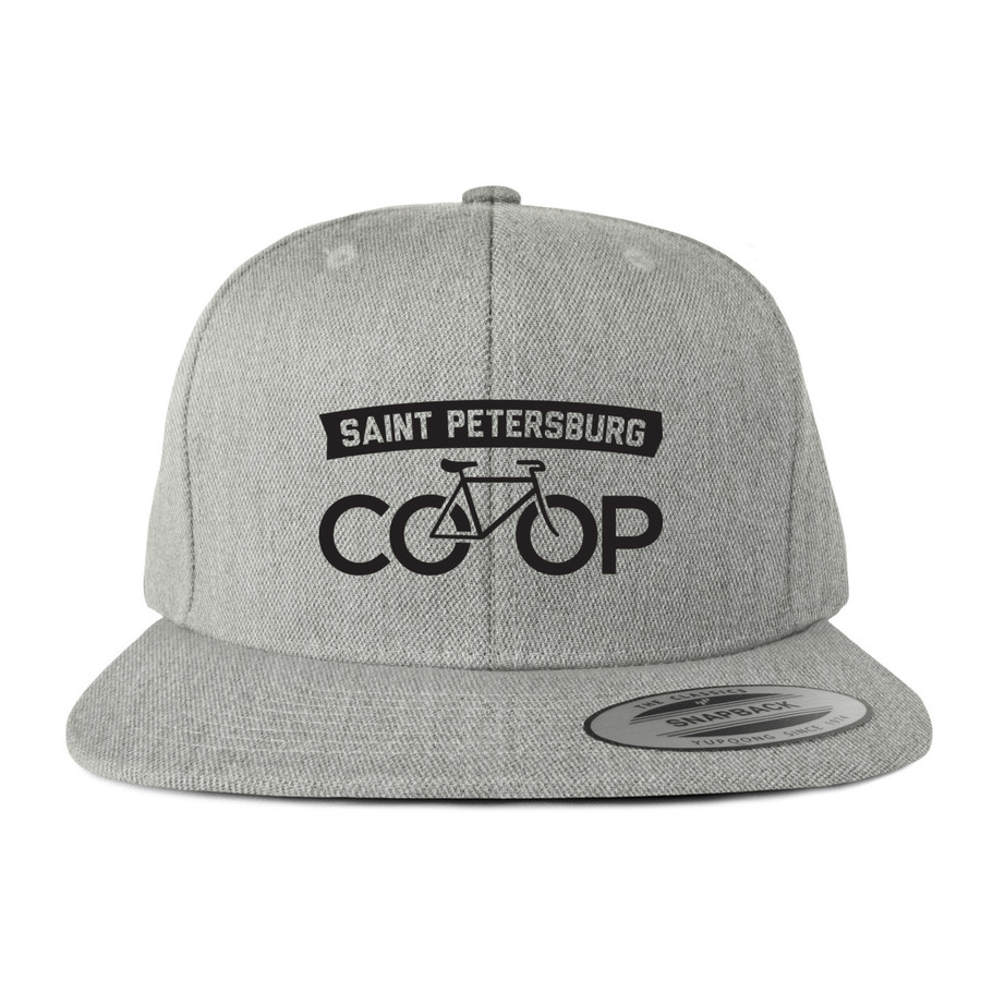 Hat, a Heather Grey Snapback Hat