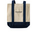 '100 Years' Centennial Tote Bag, a Natural/Navy Two-Tone Grocery Tote Bag