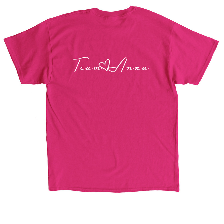 Team Anna Shirts, a Heliconia Classic Unisex Tee (back-view)