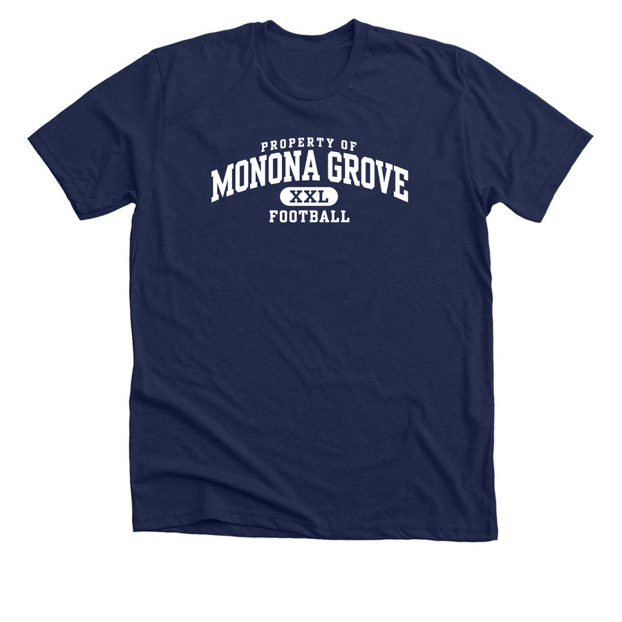 MG XXL CURVE, a Solid Navy Blend Premium Unisex Tee