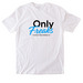 Only Freaks, a White Softstyle Cotton Tee
