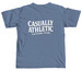 Casually Athletic Lifting Club, a Blue Jean Comfort Colors Unisex Tee (back-view)
