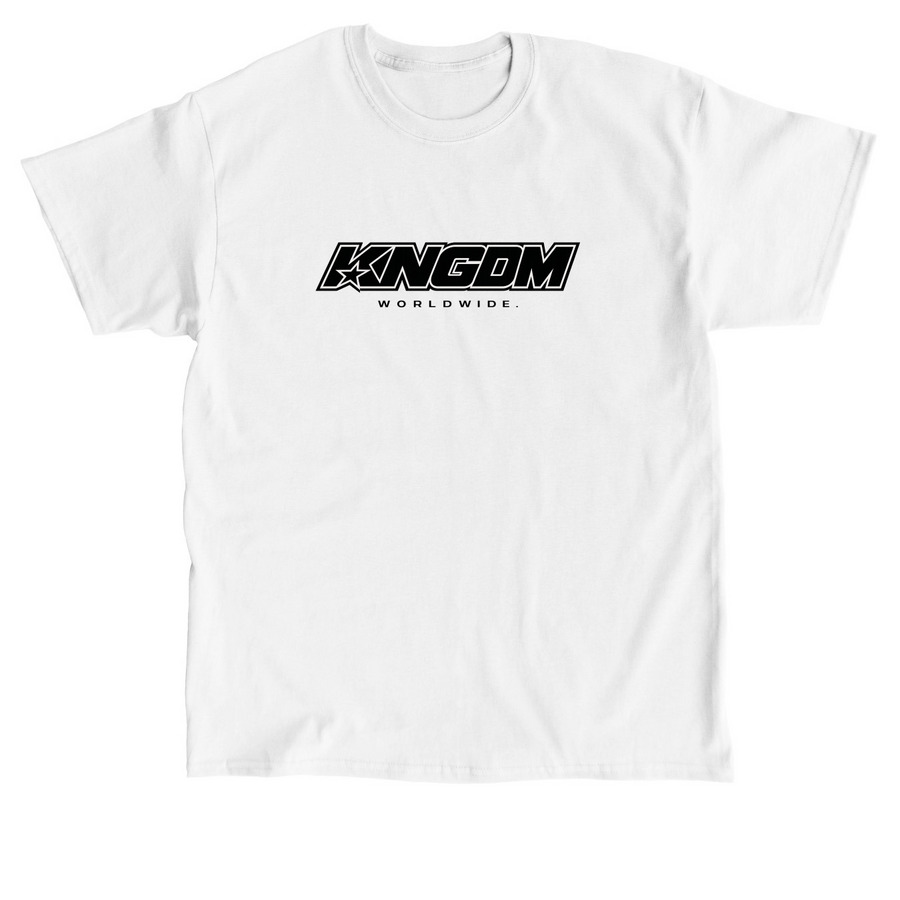 KNGDM WORLDWIDE "BRAND ARCHIVE" WHITE TEE, a White Classic Unisex Tee