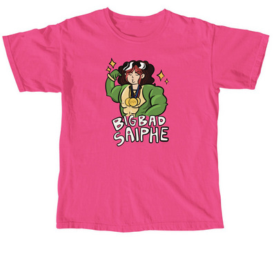 Big Bad Saiphe Shirt Fundraiser, a Neon Pink Comfort Colors Unisex Tee