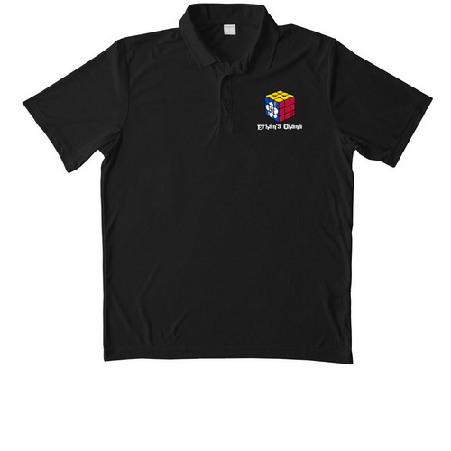 Ethan's Ohana Polos, a Black Unisex Performance Polo