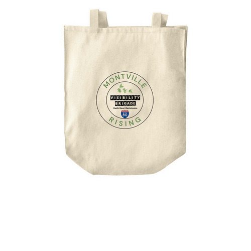 TOTE BAG with logo, a Natural Over-the-Shoulder Shopping Tote Bag