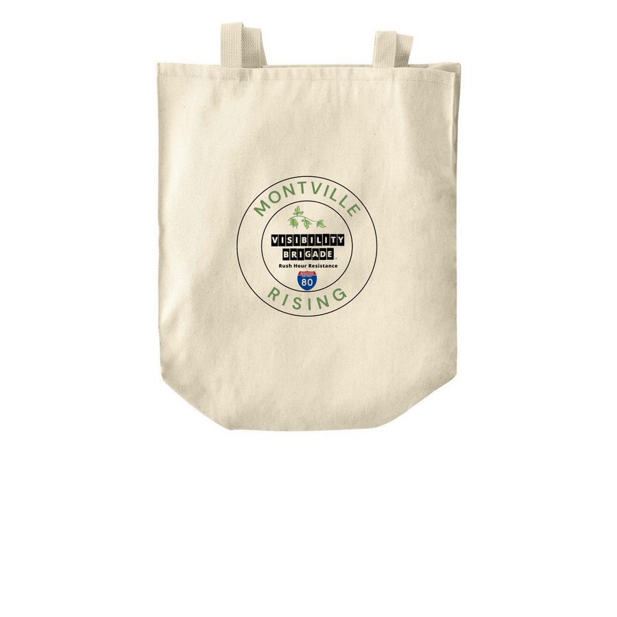 TOTE BAG with logo, a Natural Over-the-Shoulder Shopping Tote Bag