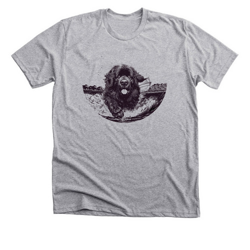 2024 Old West Newfoundland Club Fundraiser&nbsp;, a Athletic Heather Premium Unisex Tee