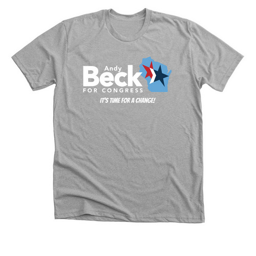 Campaign Logo, a Athletic Heather Premium Unisex Tee