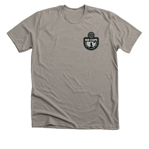 NGA ExOps *New* Logo, a Heather Stone Premium Unisex Tee