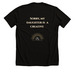 Sorry, My Daughter is a Creative, a Solid Black Blend Premium Unisex Tee (back-view)