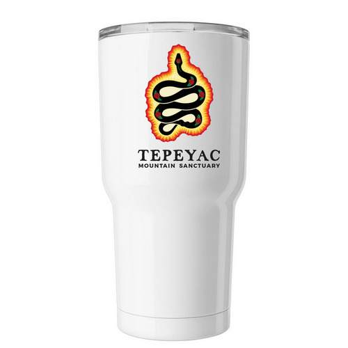 Healing is an act of communion, a White Insulated Tumbler