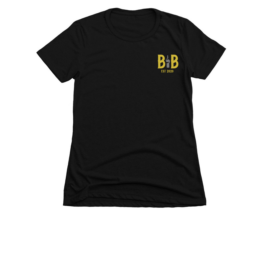 Official Bikes and Beers Style, a Black Women's Slim Fit Tee