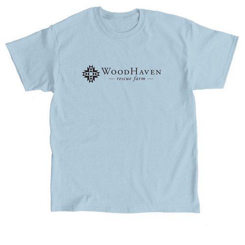 WoodHaven Rescue Farm, a Light Blue Classic Unisex Tee