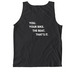 Peeled Back Collection, a Black Comfort Colors Tank Top (back-view)