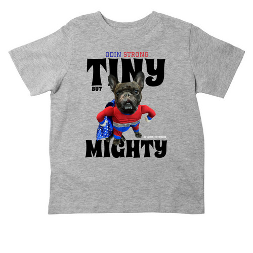 ODIN STRONG - Tiny But Mighty!, a Heather Toddler Tee