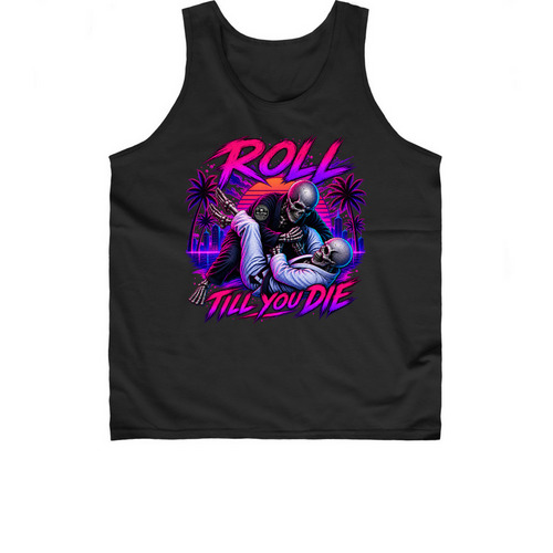 Roll Till You Die Collection, a Black Classic Unisex Tank Top