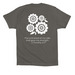 Kelseys cancer journey, a Asphalt Premium Cotton Tee (back-view)