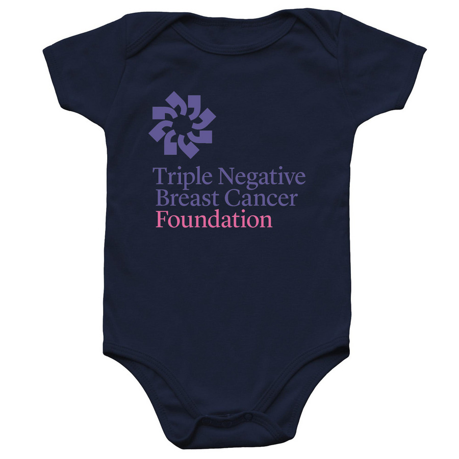 TNBC Foundation Onesie, a Navy Infant Onesie