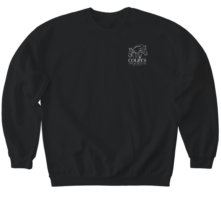 Bison Holiday Crewneck, a Black Softstyle Crewneck Sweatshirt