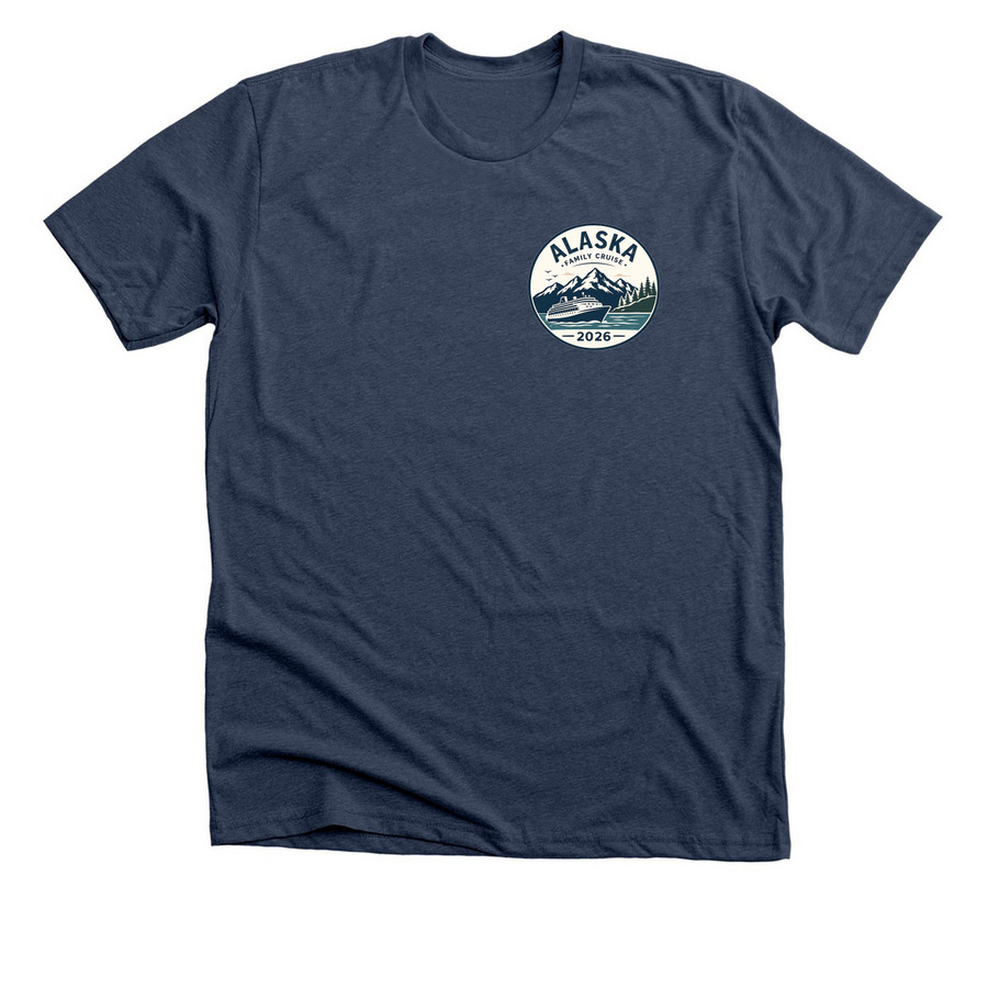 Shirts & Sweatshirts, a Heather Navy Premium Unisex Tee