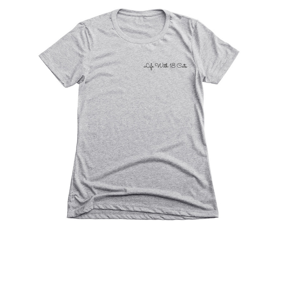 TeamKitties2026, a Dark Heather Grey Women's Slim Fit Tee