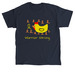 Fight Like a Chicken, a Navy Classic Unisex Tee