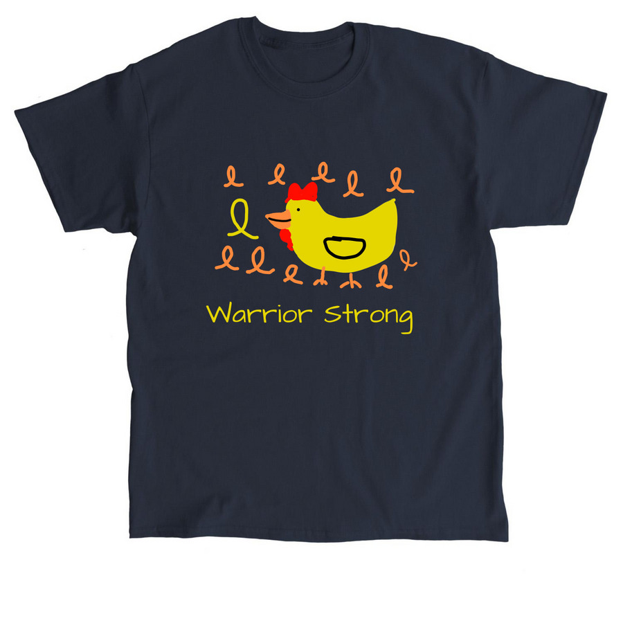 Fight Like a Chicken, a Navy Classic Unisex Tee