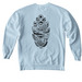 Ecosystems of Puget Sound, a Chambray Comfort Colors Crewneck Sweatshirt (back-view)