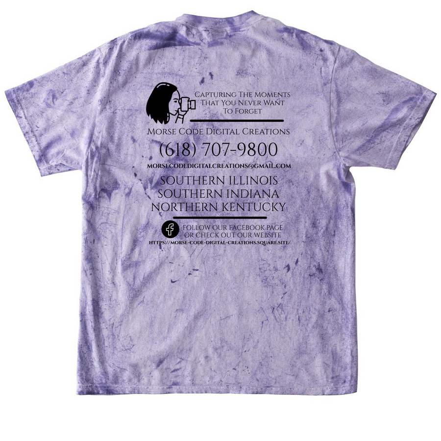 MCDC MERCH, a Amethyst Comfort Colors Colorblast Tee (back-view)