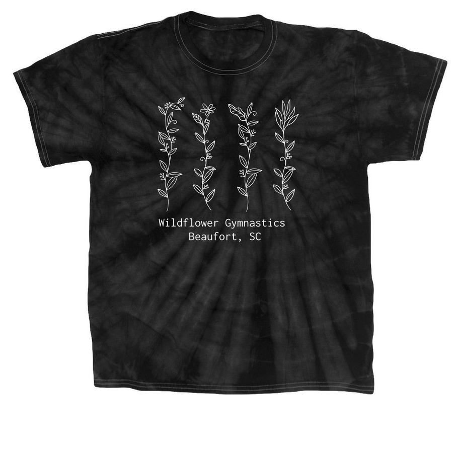 Wildflower Team Fundraiser, a Black Classic Tie Dye Tee