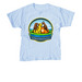 Youth Logo Tee, a Light Blue Youth Unisex Tee