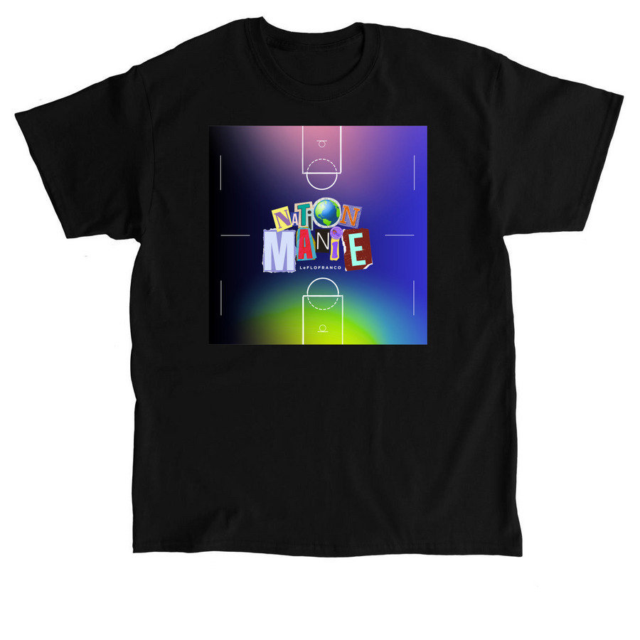 Nation Manie song apparel, a Black Classic Unisex Tee