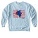 Vote Local Shirt/Sweatshirt, a Chambray Comfort Colors Crewneck Sweatshirt