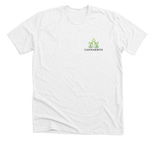 CannaBirth Apparel, a Solid White Blend Premium Unisex Tee