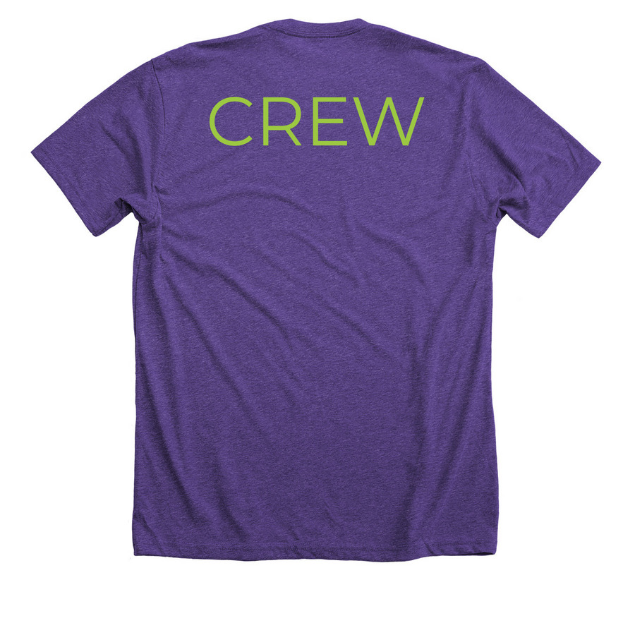 Herb Festival "Crew" Shirts&nbsp;, a Heather Team Purple Premium Unisex Tee (back-view)