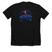Misfits Tee, a Solid Black Blend Premium Unisex Tee (back-view)