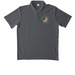 Embroidered Performance Polo, a Iron Grey Unisex Performance Polo