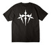 shifty-rides throne tee, a Black Unisex Heavyweight Tee (back-view)