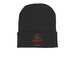 Falco & Maraccini ? Beanies ??, a Black Printed Cuffed Beanie