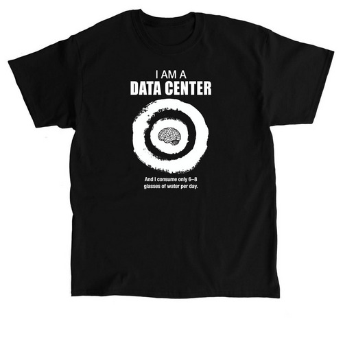 Data Center Awareness, a Black Classic Unisex Tee