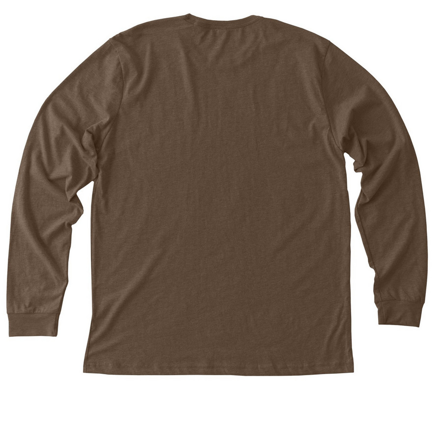 BFCACT Bichon Fall Fun!, a Heather Brown Premium Long Sleeve Tee (back-view)