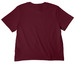 I know how to use a semi., a Maroon Women's Heavyweight Tee (back-view)