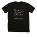 Peace, Love, Books White, a Solid Black Blend Premium Unisex Tee