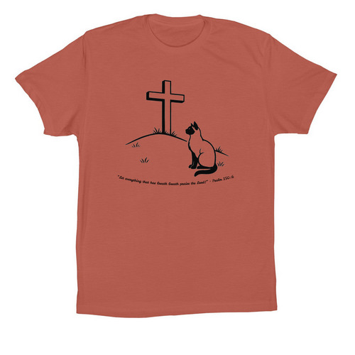 Praise the Lord, a Clay Premium Cotton Tee