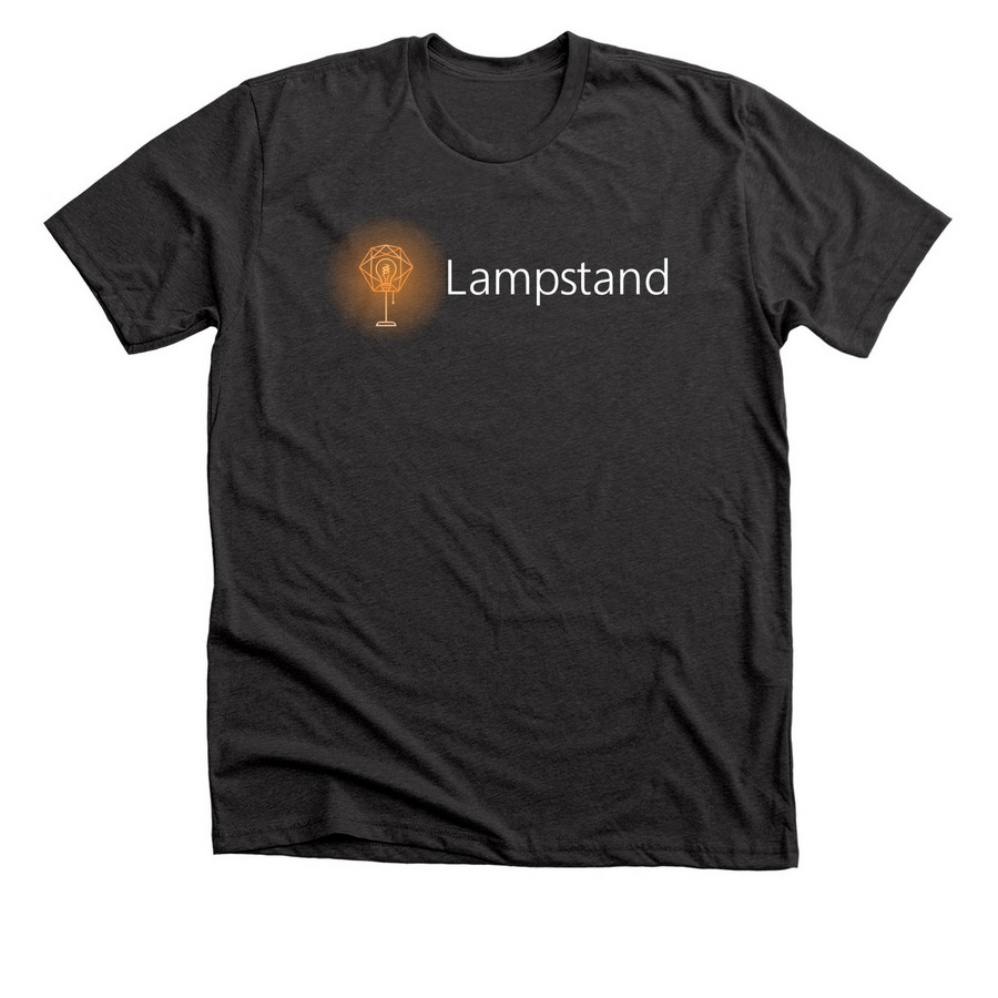 Join Lampstand, a Dark Grey Heather Premium Unisex Tee