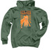 Love Your Farmer, Love Your Food, a Military Green Pullover Hoodie